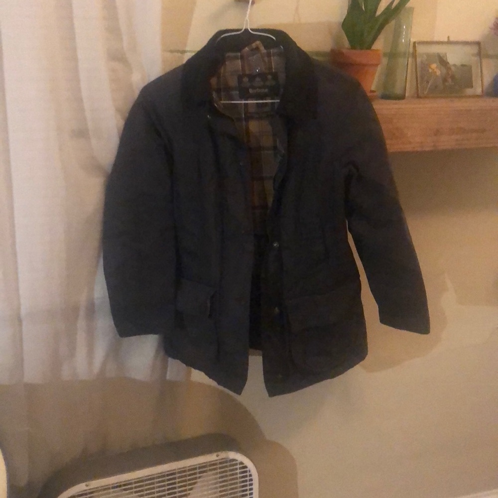 Navy Blue Original Barbour Tartan Jacket